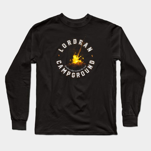 Lordran Campground Long Sleeve T-Shirt by huckblade